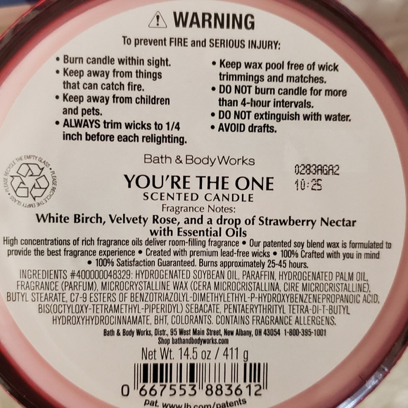 BB&W You're The One Candle - Picture 3 of 3